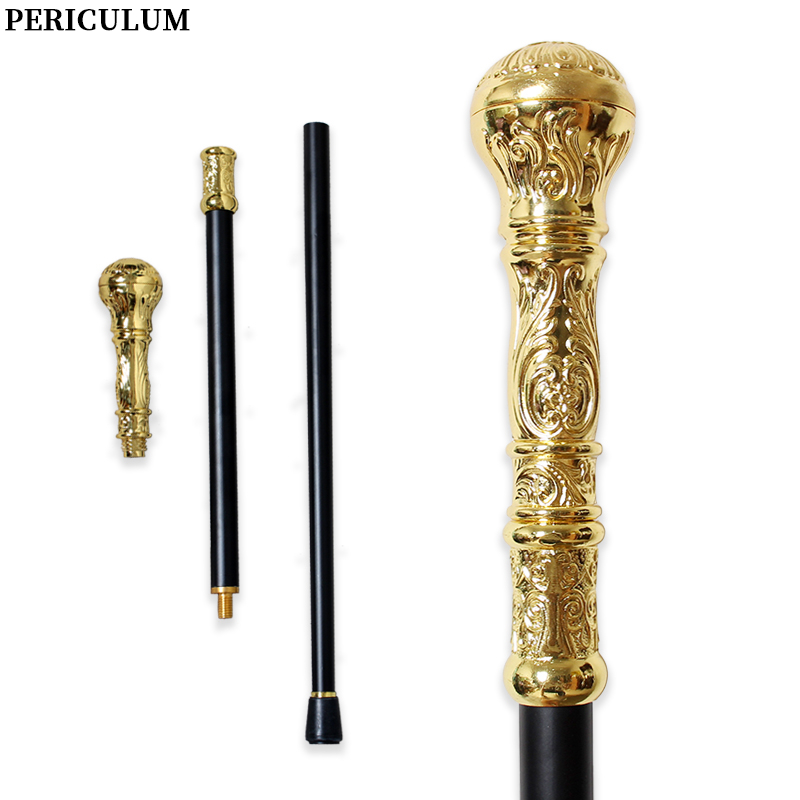 Detachable Cosplay Prop - Parlak Altın Alaşımlı Viktorya Dönemi Yuvarlak