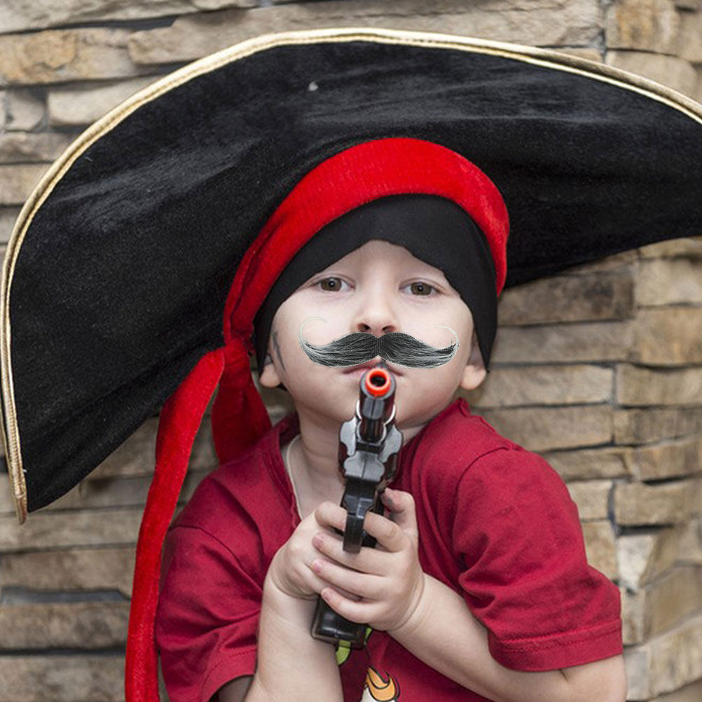 Easy Cosplay Prop - 3 Adet Zarif Gerçekçi Bıyık Aksesuarı