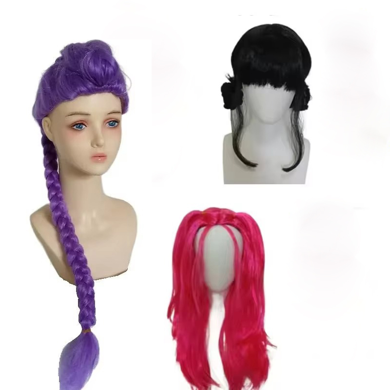 Cosplay Floating Prop - Cadılar bayramı kız grubu Cosplay peruk