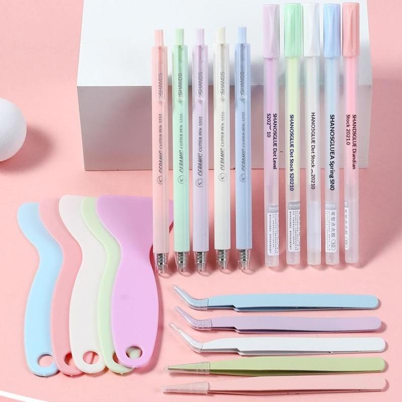Craft Knife Set - Yeni 4 adet/takım tutkal kalemi oyma