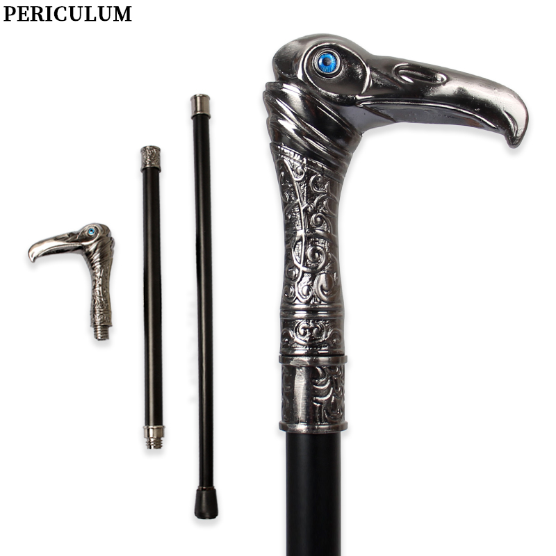 Detachable Cosplay Prop - Gümüş Rengi Doktor Bastonu, Kırlangıç Gagası