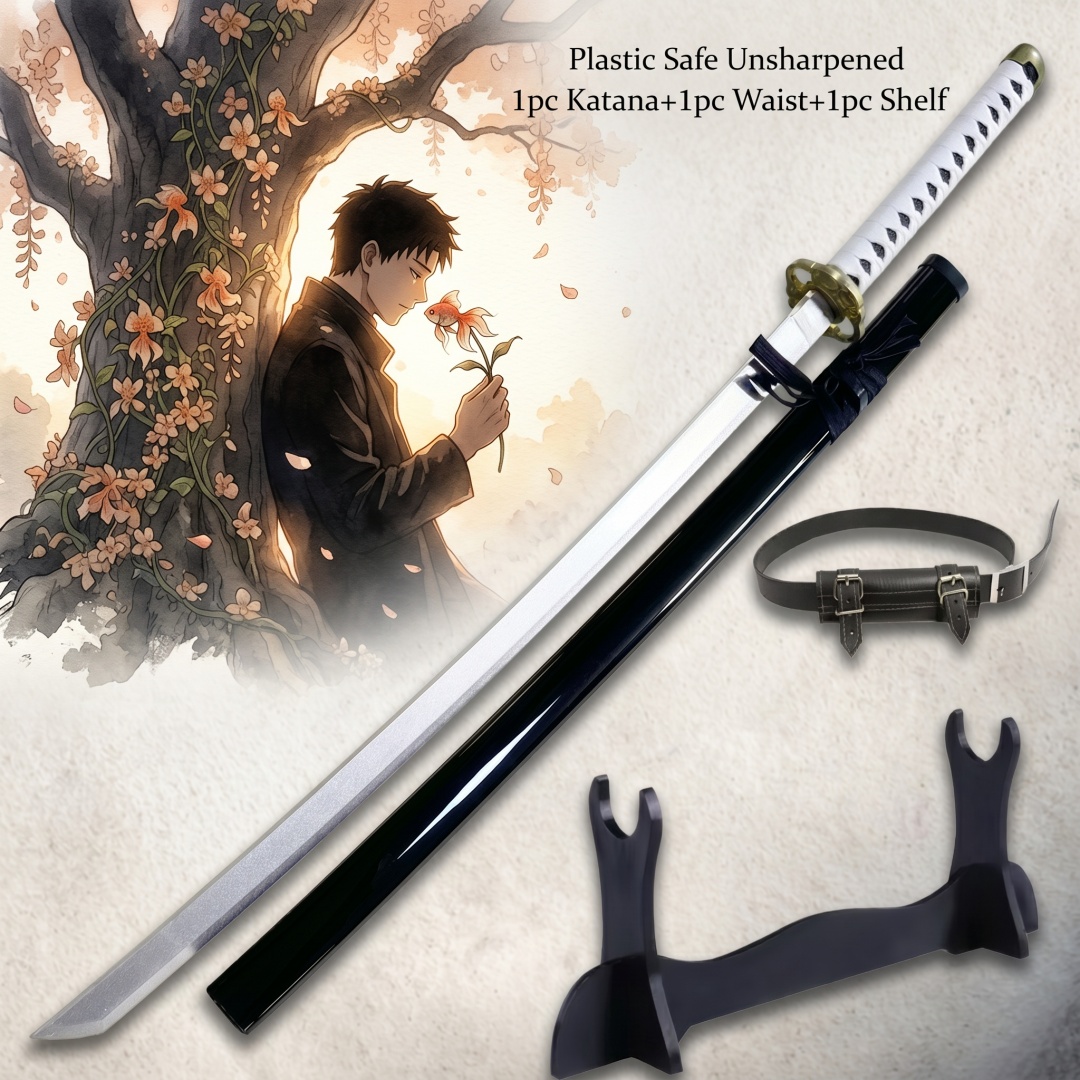 Cosplay Prop Katana - 40 inç Kagurabachi Katana Standlı Set