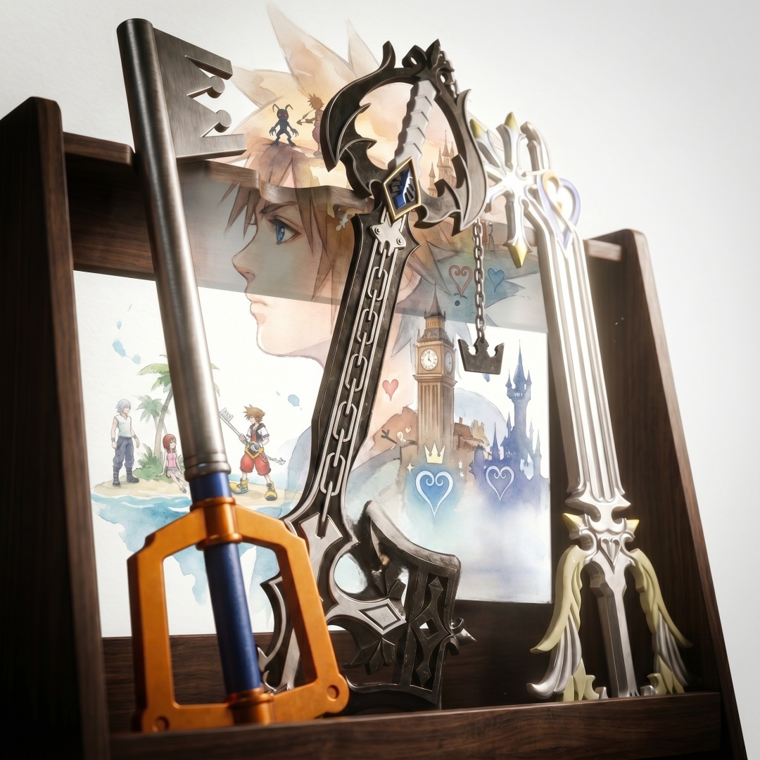 Cosplay Prop Foam - 33.8 inç Kingdom Hearts Sora Keyblade
