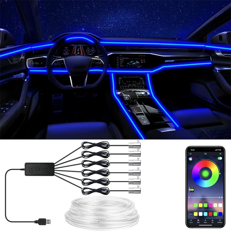 Led El Wire - Uygulama Kontrollü Esnek EL Tel Işıklar