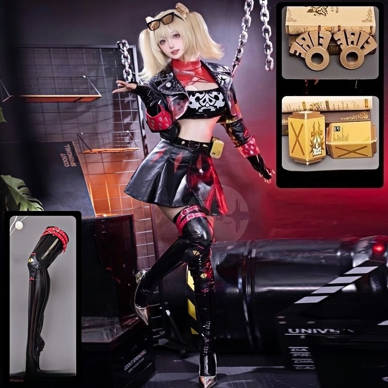 Burnice Cosplay Prop - Oyun Zenless Bölge Sıfır Burnice Whita