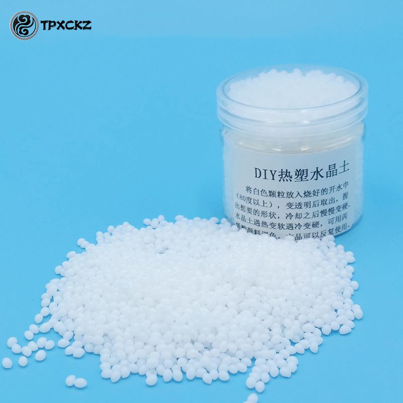 Thermoplastic Pellet - 50g/100g beyaz Polymorph termoplastik dostu plastik