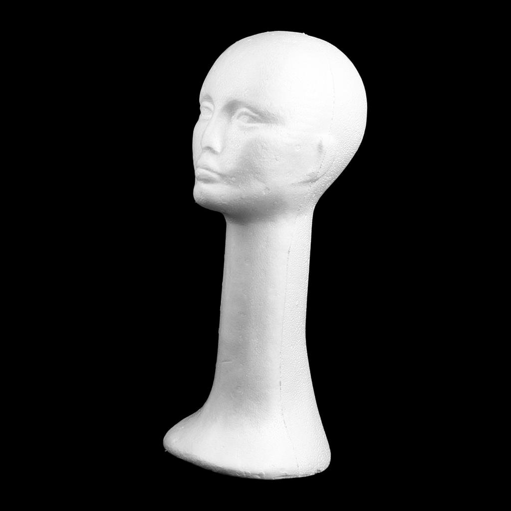 Cosplay Prop Foam - Kadın Köpük Kafa Modeli Gözlük Saç