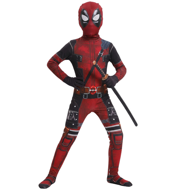 Cosplay Prop Dagger - 3-12Y Çocuklar Deadpool Kostümü Kılıç Çantası