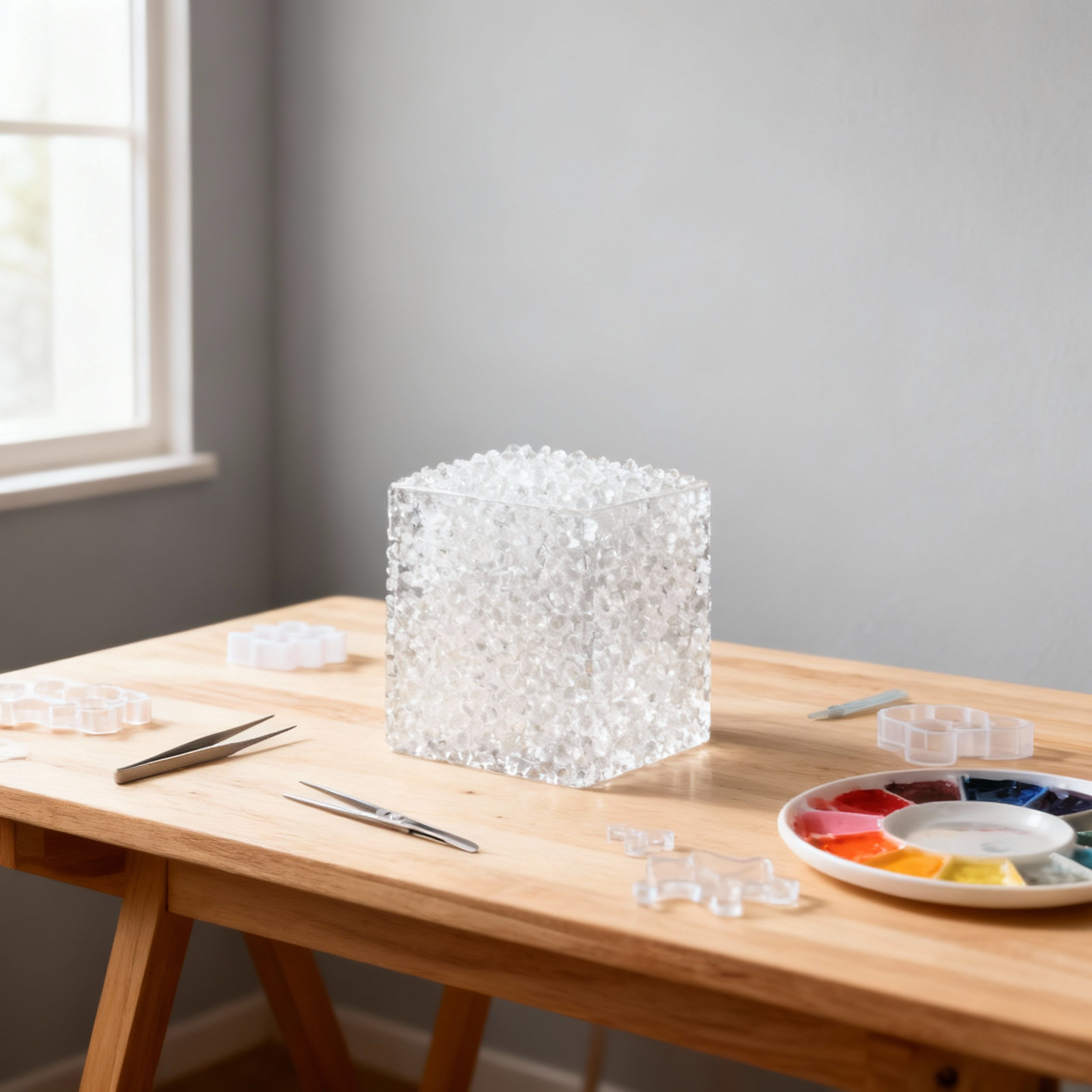 Thermoplastic Pellet - 1 Torba Polimorf Şeffaf Termoplastik Peletler,