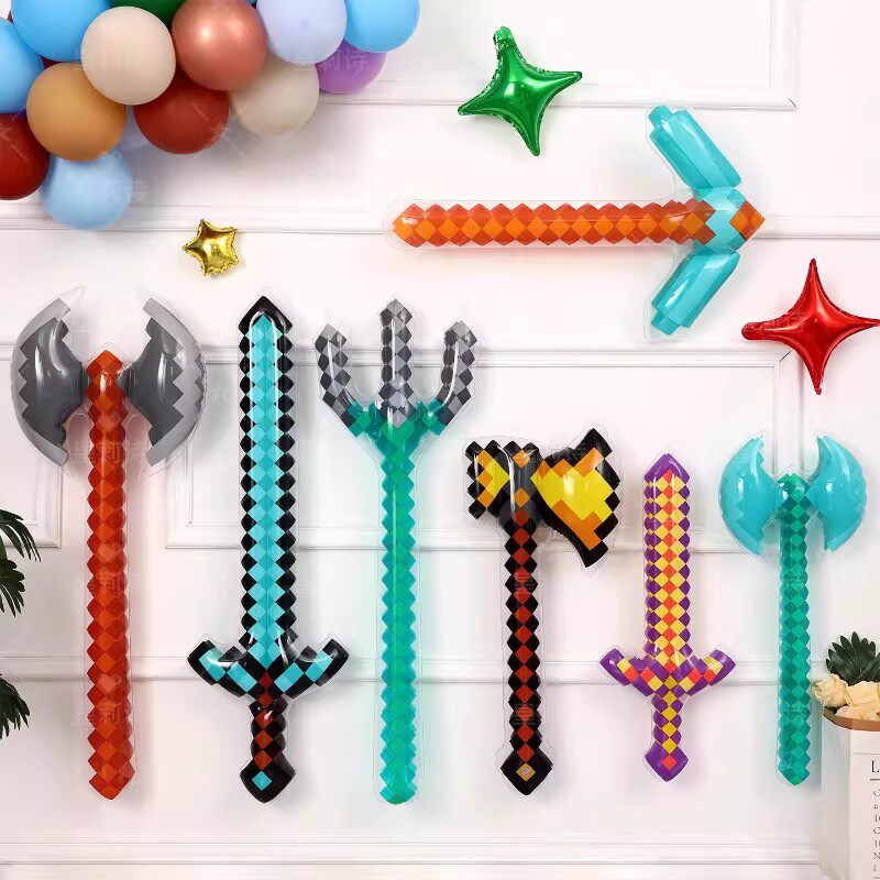 Cosplay Prop Dagger - Piksel Tarzı Oyuncaklar Değerli Taş Kılıç