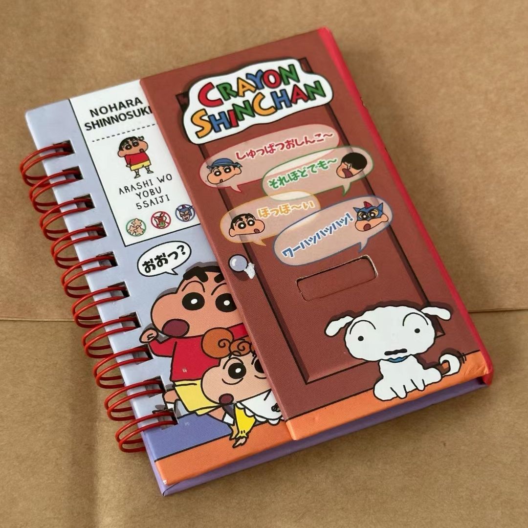 Magnetic Clasp Cosplay - Crayon Shin-chan manyetik not defteri, çalışma