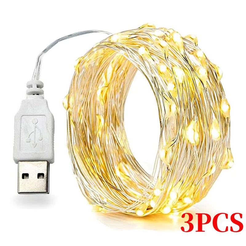 Led El Wire - 3 adet 5/10/20M bakır tel LED