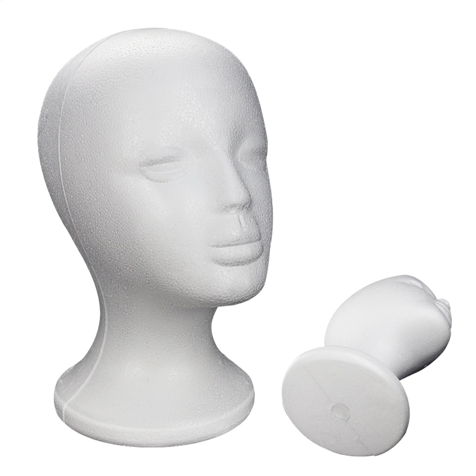 Cosplay Prop Foam - Köpük Manken Kafası Kadın Modeli Teşhir