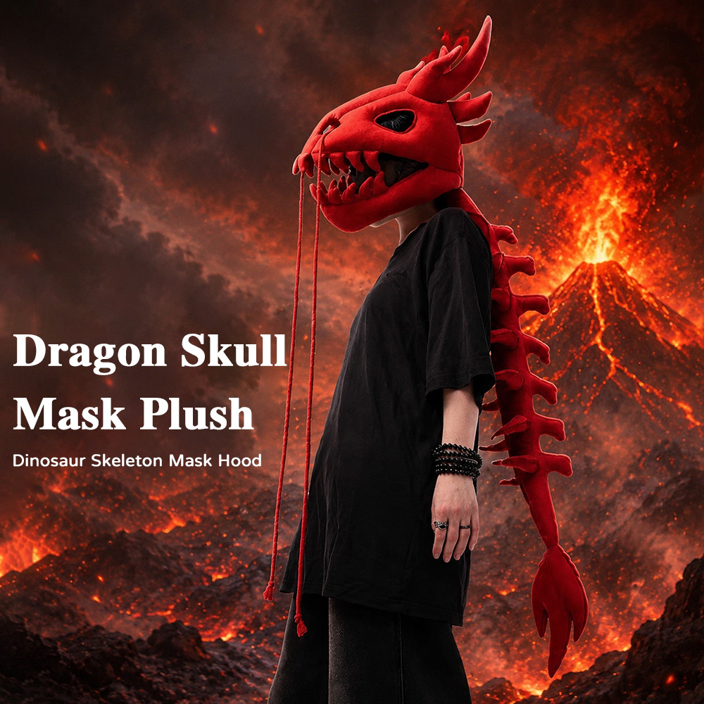 Dinozor İskeleti Peluş Başlık  - Easy Cosplay Prop incelemesi ve fiyatı