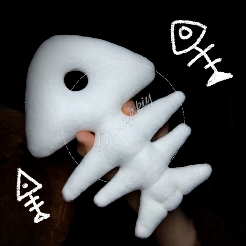 Peluş Kılçık Anahtarlık Fursui - Fishbones Cosplay Prop incelemesi ve fiyatı
