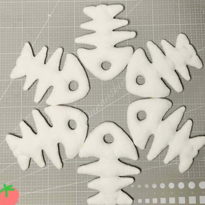 Peluş Kılçık Anahtarlık Fursui - Fishbones Cosplay Prop incelemesi ve fiyatı
