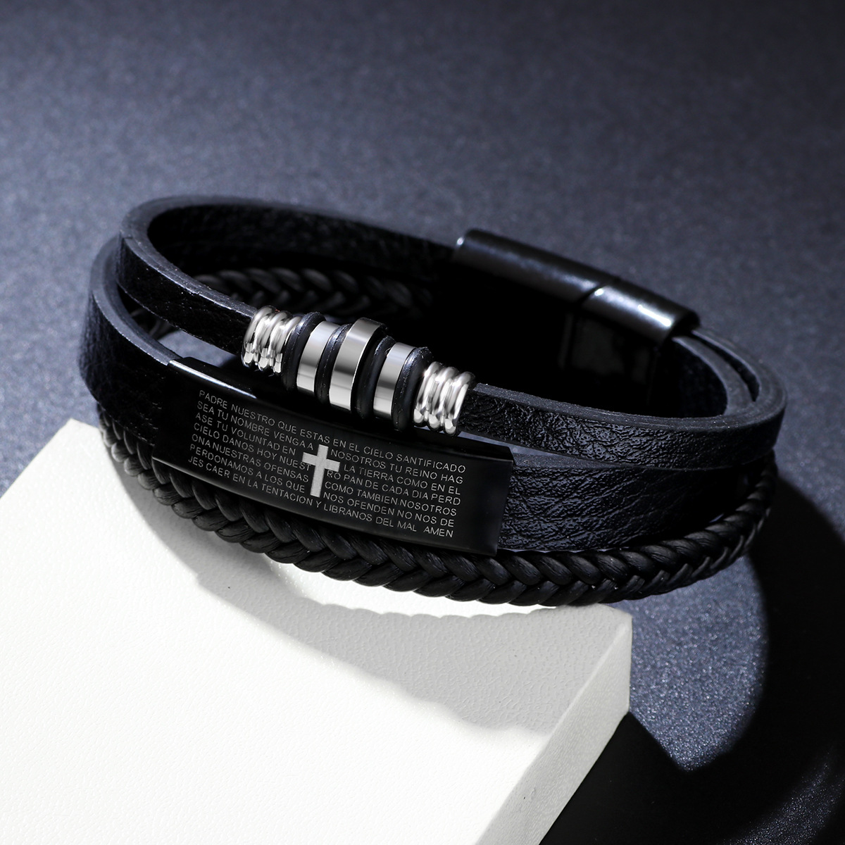 Erkekler Üç Katmanlı Örgülü De - Magnetic Clasp Cosplay incelemesi ve fiyatı