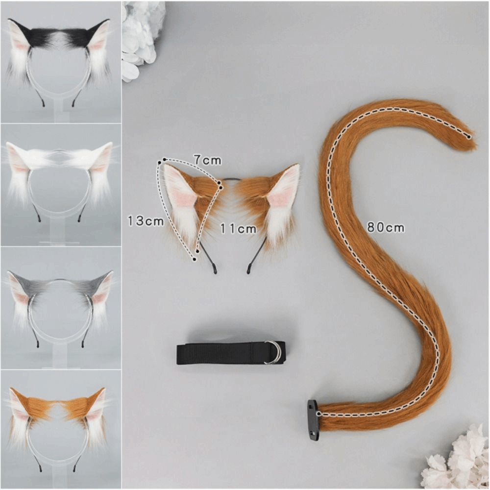 Yeni Gerçekçi Kedi Kulak Bandı - Cosplay Prop Kit incelemesi ve fiyatı