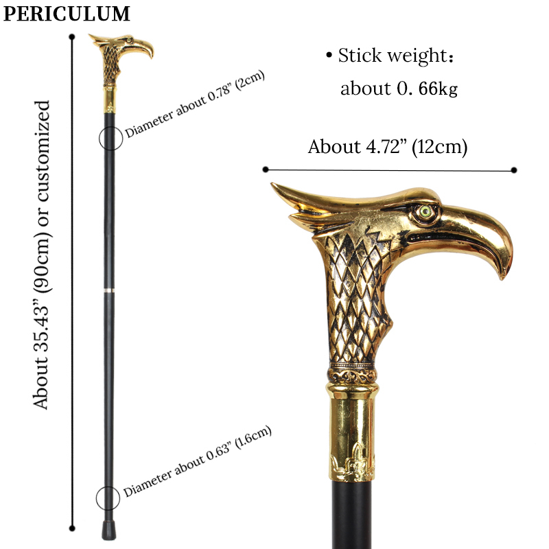 Parlak Altın Kartal Başlı, Kav - Detachable Cosplay Prop incelemesi ve fiyatı