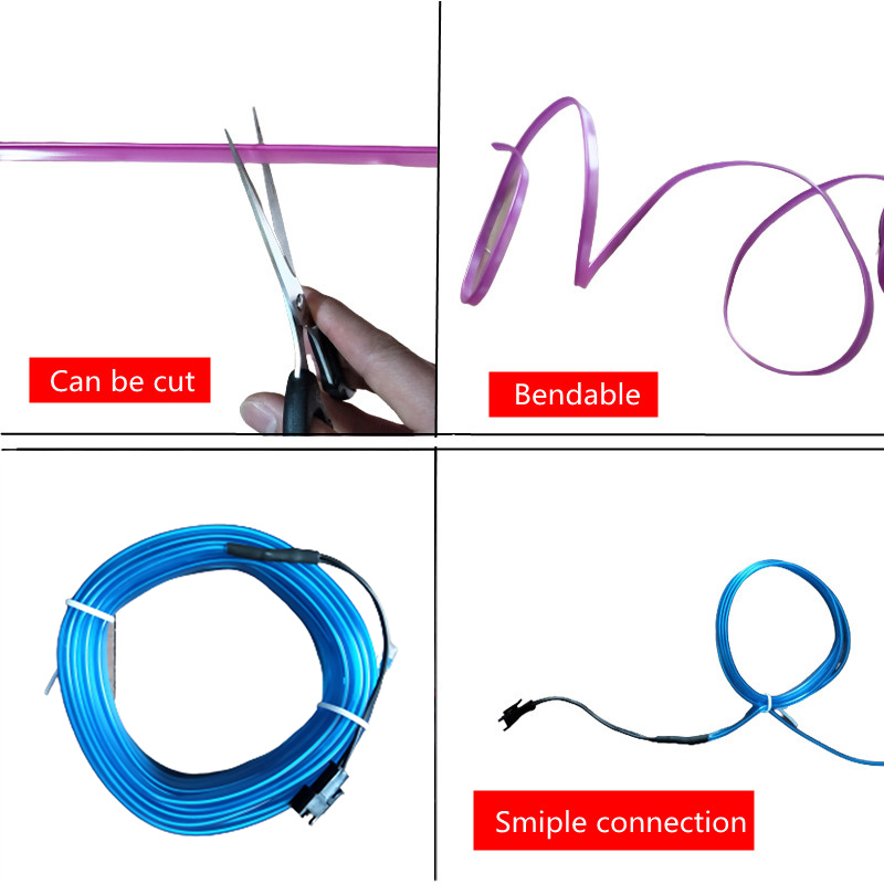1M/3M/5M araba iç Led dekorati - Led El Wire incelemesi ve fiyatı