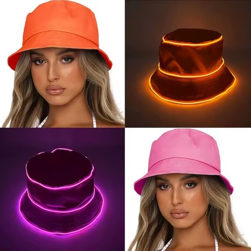 Tek Renkli Plaj LED Şapkası Iş - Led El Wire incelemesi ve fiyatı