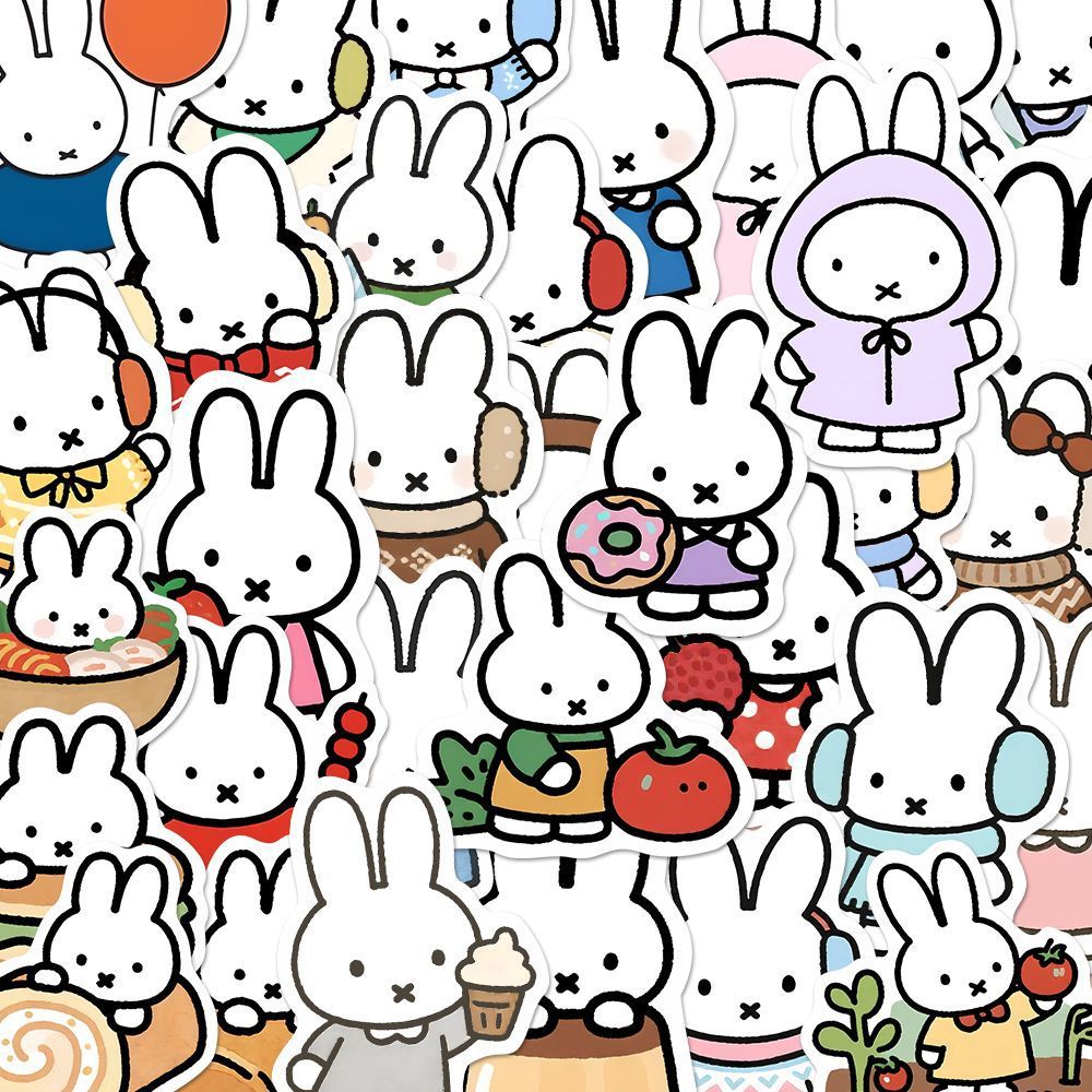 80 adet Kawaii Miffy sevimli e - Cosplay Floating Prop incelemesi ve fiyatı