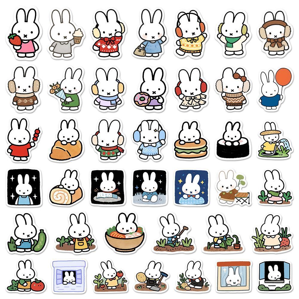 80 adet Kawaii Miffy sevimli e - Cosplay Floating Prop incelemesi ve fiyatı