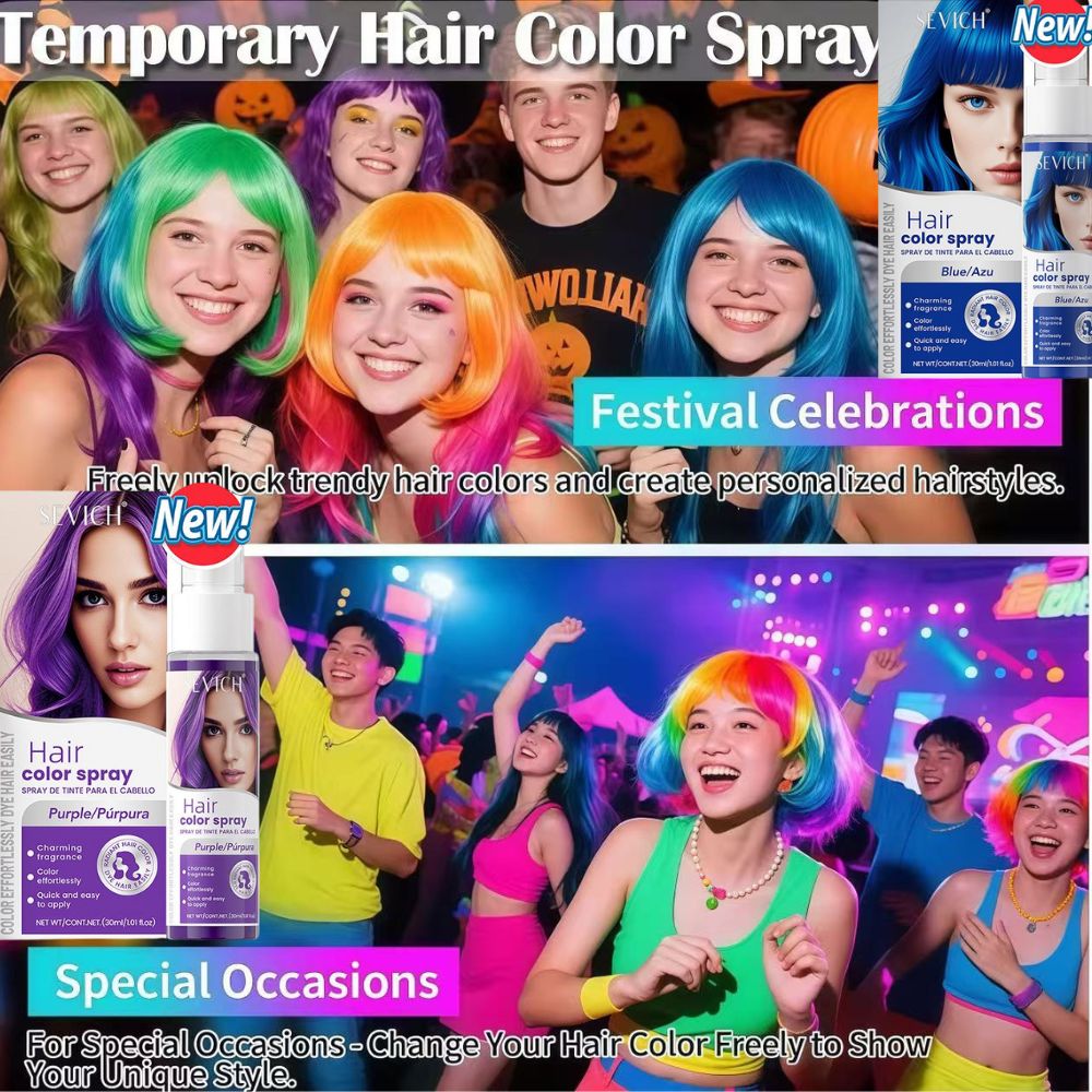 8 Renkli Saç Boyası Spreyi Tek - Hair Spray Color incelemesi ve fiyatı