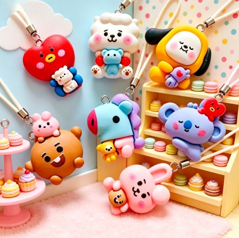 7 adet BT21 Reçine Karikatür F - Cosplay Prop Making incelemesi ve fiyatı
