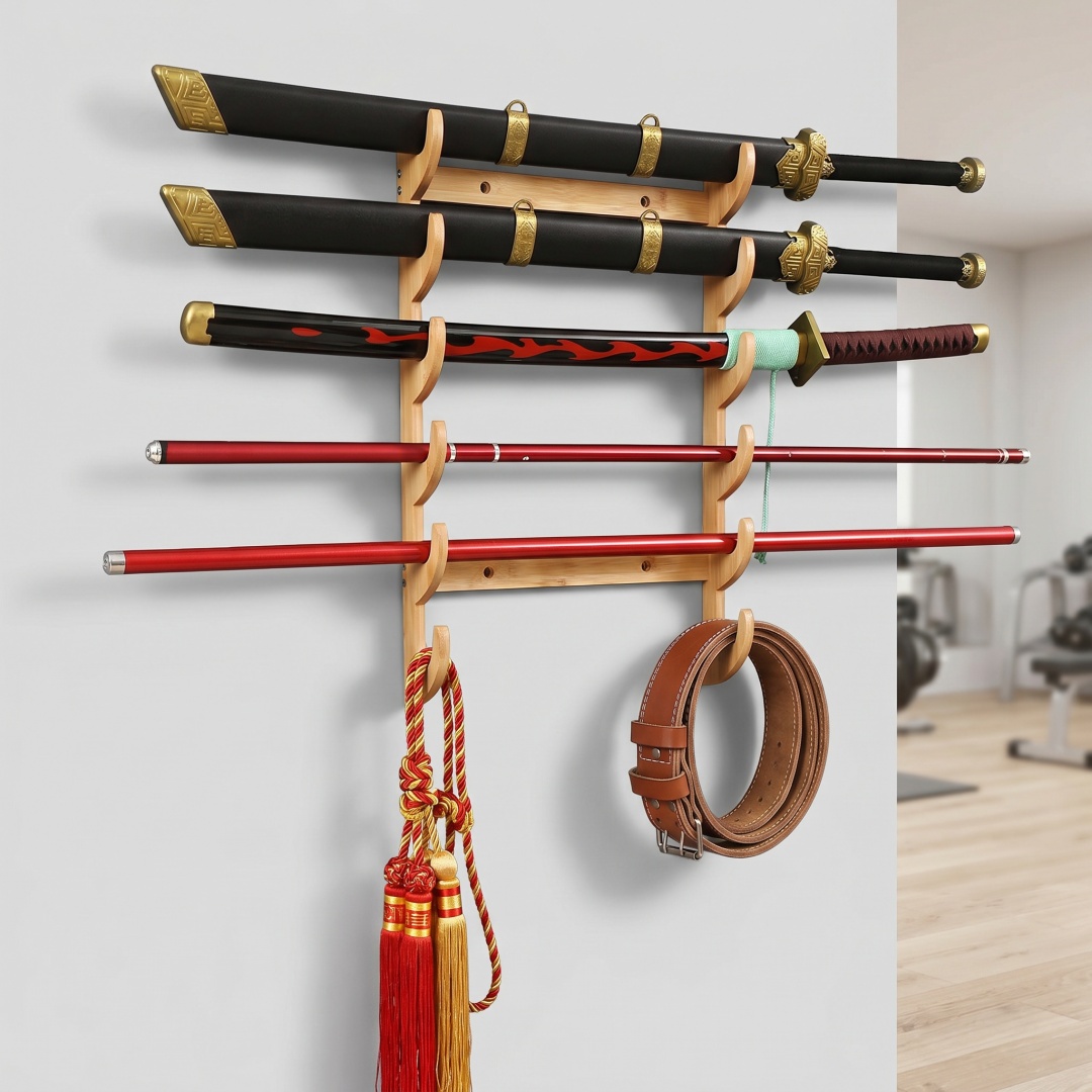 8 katmanlı duvar kılıç depolam - Cosplay Prop Katana incelemesi ve fiyatı