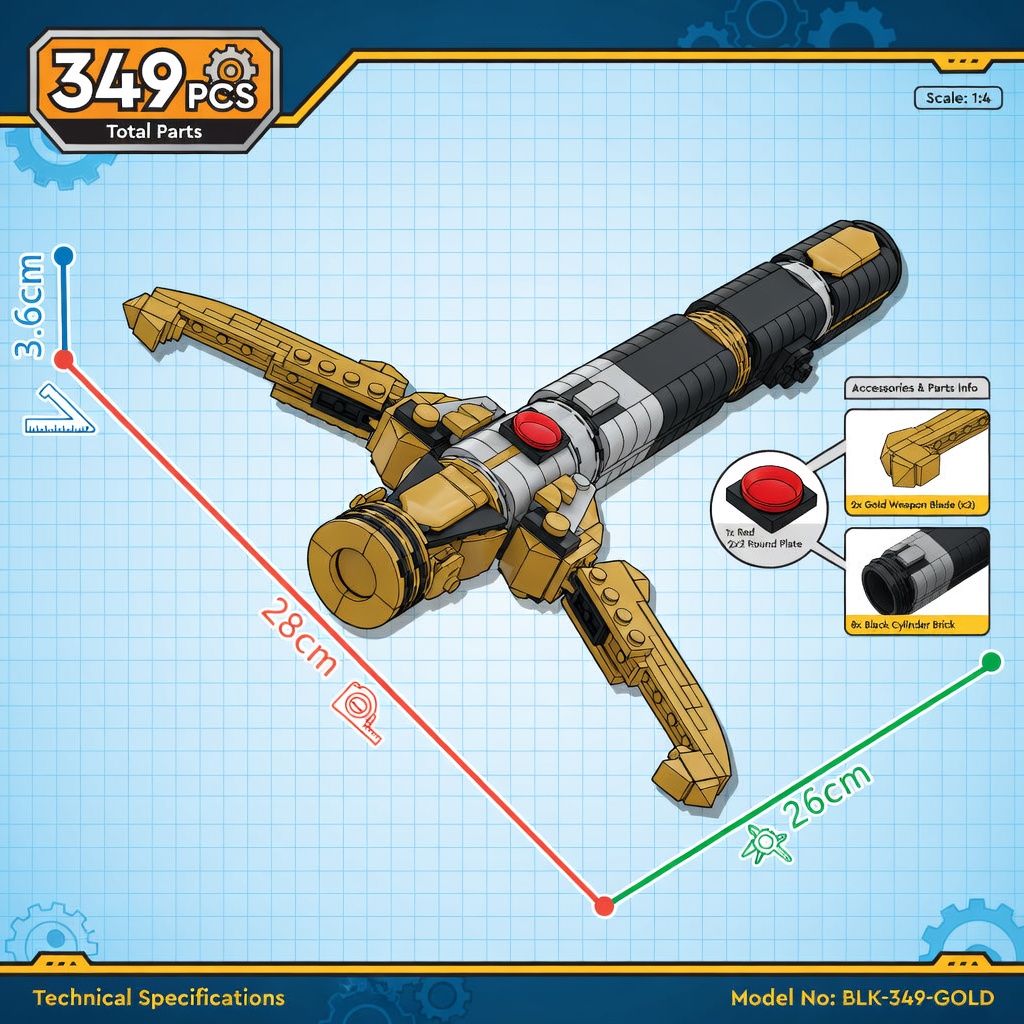 Bilim Kurgu Enerji Kılıcı Kabz - Cosplay Prop Building incelemesi ve fiyatı