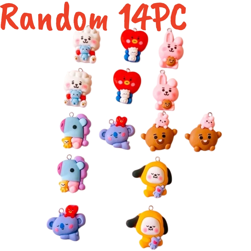 100 ADET BT21 Reçine Takılar D - Cosplay Prop Making incelemesi ve fiyatı
