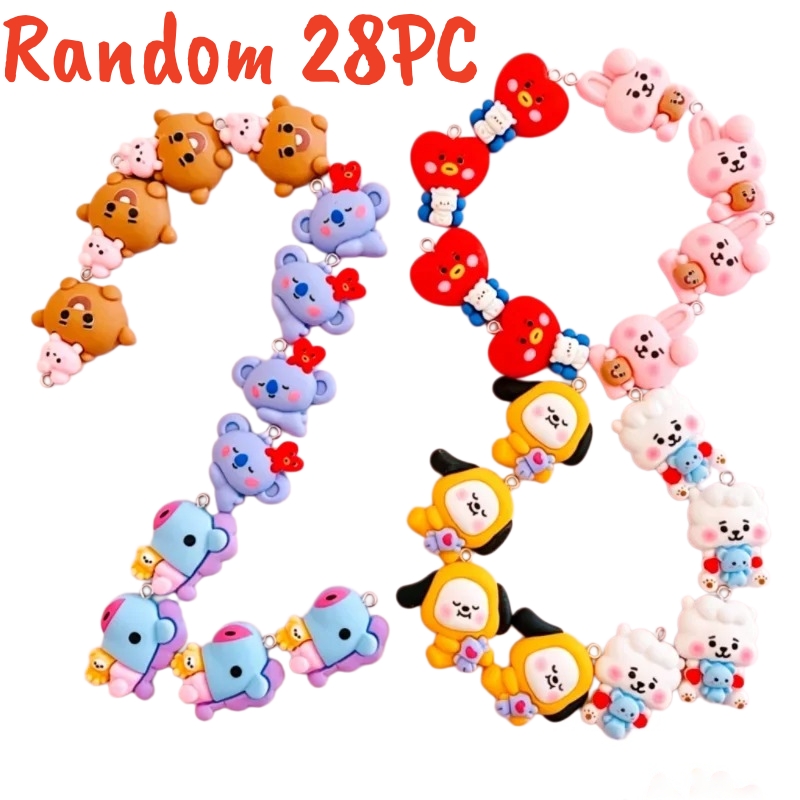 100 ADET BT21 Reçine Takılar D - Cosplay Prop Making incelemesi ve fiyatı